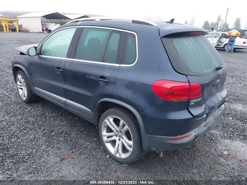 2016 VOLKSWAGEN TIGUAN S/SE/SEL/R-LINE - 0WVGBV7AX5GW56175
