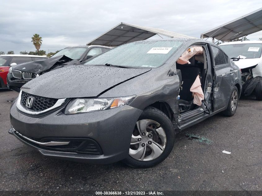 2013 HONDA CIVIC LX - 19XFB2F58DE281044