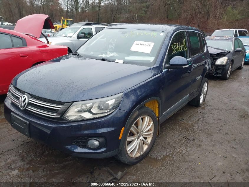 2016 VOLKSWAGEN TIGUAN SE - WVGBV7AX7GW608115