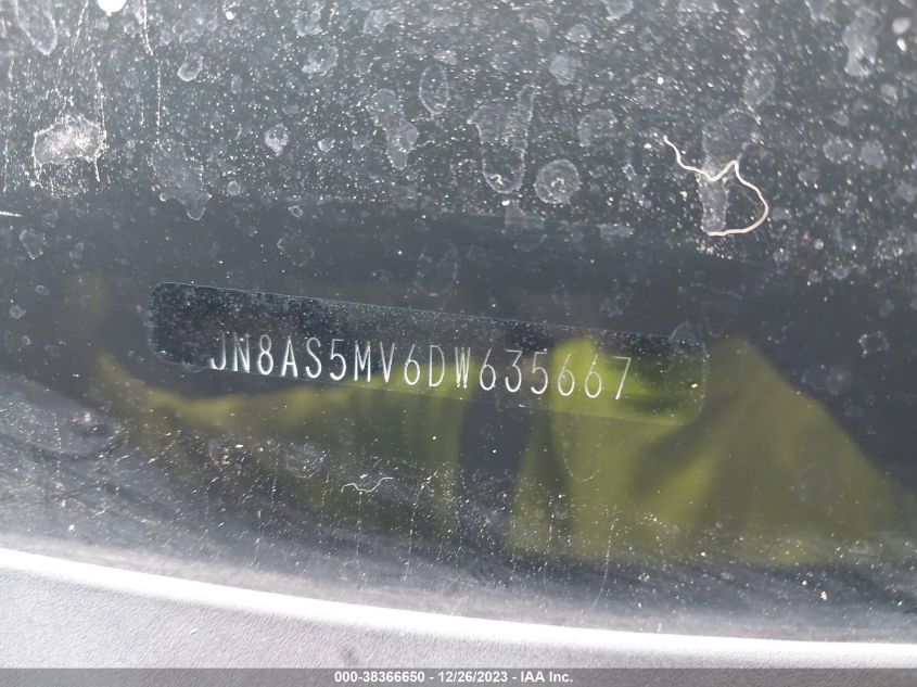 2013 NISSAN ROGUE S/SV - JN8AS5MV6DW635667