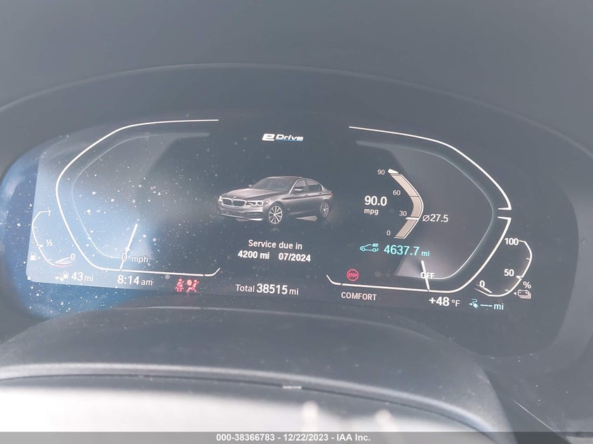 VIN WBAJA9C09LCD37674 2020 BMW 530E