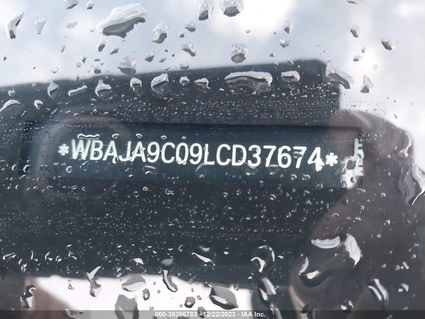 VIN WBAJA9C09LCD37674 2020 BMW 530E