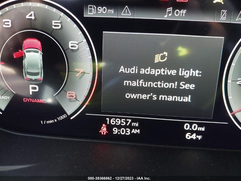 2023 AUDI A5 SPORTBACK PREMIUM PLUS 45 TFSI S LINE QUATTRO S TRONIC - WAUFACF56PA026955