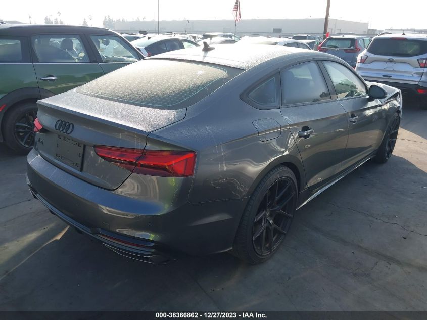 2023 AUDI A5 SPORTBACK PREMIUM PLUS 45 TFSI S LINE QUATTRO S TRONIC - WAUFACF56PA026955