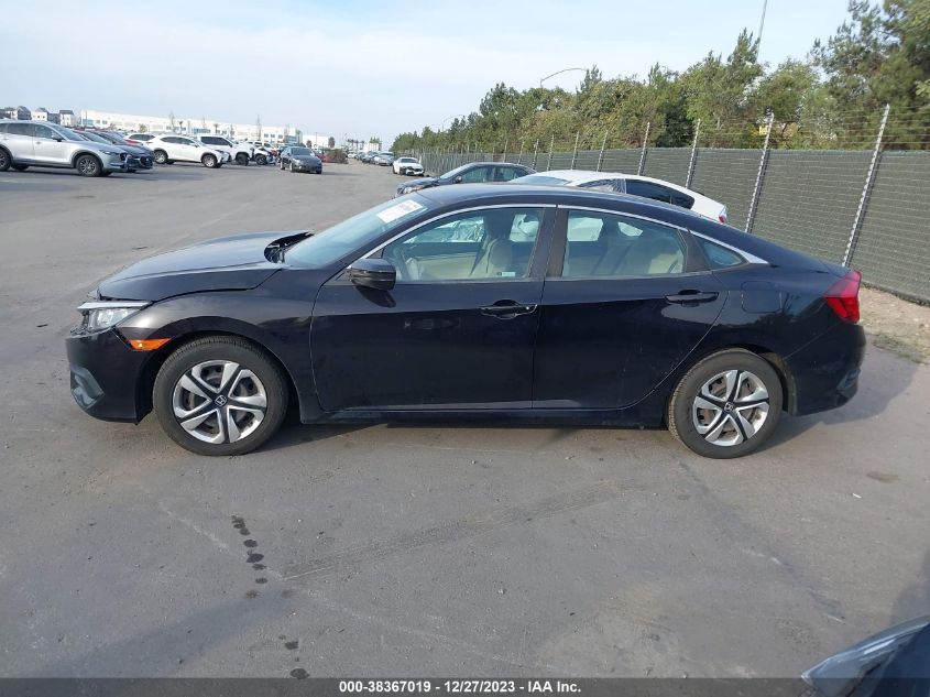 2018 HONDA CIVIC LX - 19XFC2F59JE004654