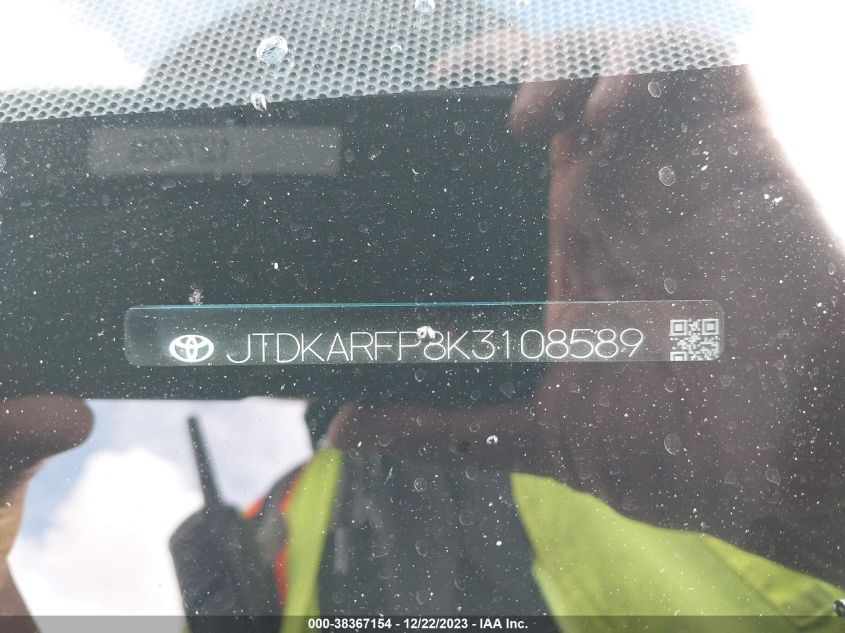 2019 TOYOTA PRIUS PRIME - JTDKARFP8K3108589