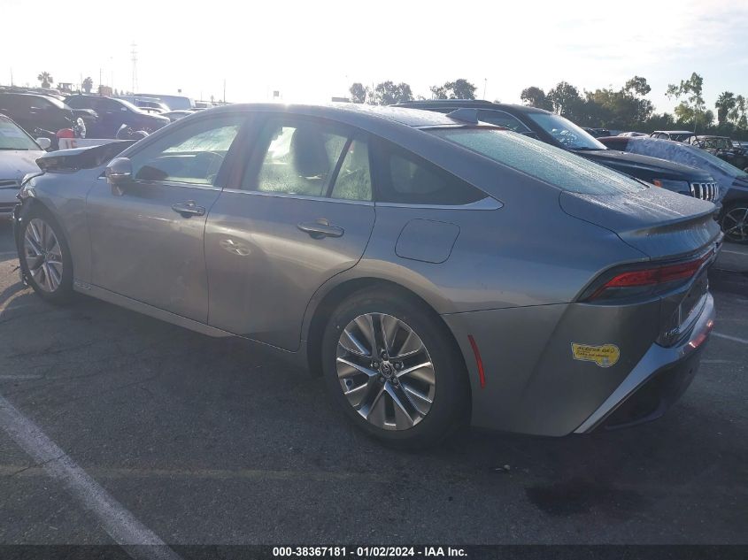 2022 TOYOTA MIRAI XLE JTDAAAAA2NA006768