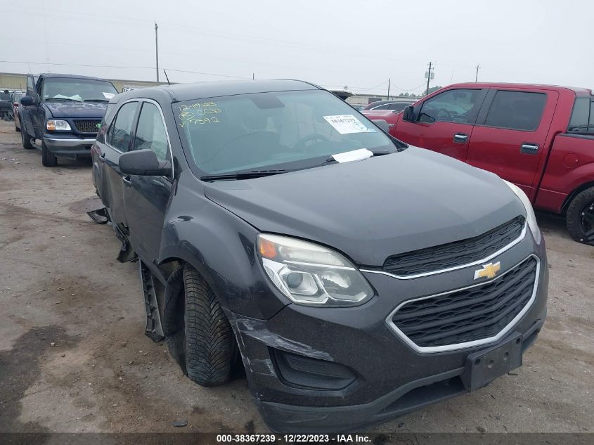 2016 CHEVROLET EQUINOX LS - 2GNALBEK6G6117592