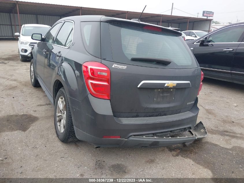 2016 CHEVROLET EQUINOX LS - 2GNALBEK6G6117592