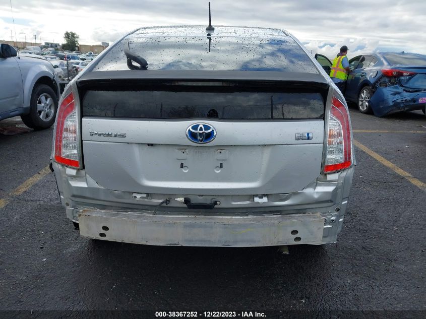2013 TOYOTA PRIUS THREE - JTDKN3DU8D1715925