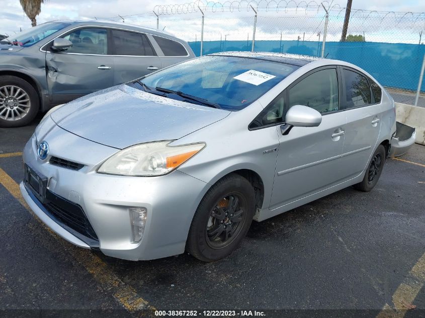 2013 TOYOTA PRIUS THREE - JTDKN3DU8D1715925