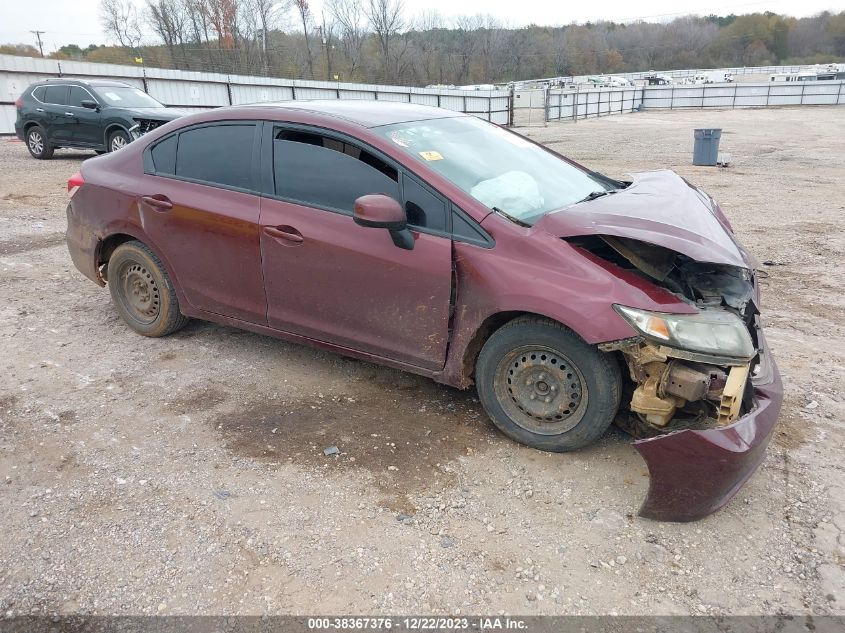 2013 HONDA CIVIC LX - 2HGFB2F54DH578611