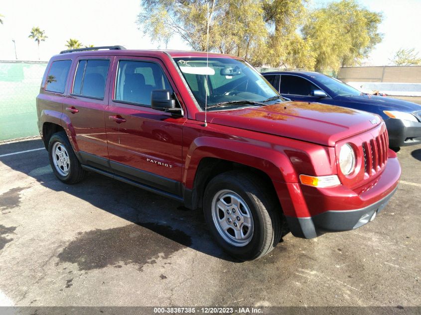 2015 JEEP PATRIOT SPORT - 1C4NJPBB7FD115349
