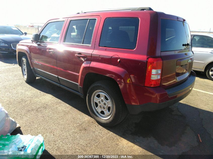 2015 JEEP PATRIOT SPORT - 1C4NJPBB7FD115349