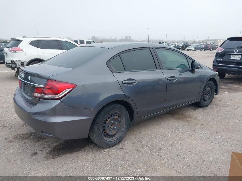 2013 HONDA CIVIC LX - 2HGFB2F56DH522279