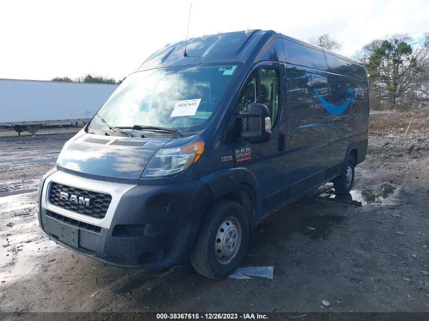 2019 RAM PROMASTER 3500 CARGO VAN HIGH ROOF 159 WB EXT - 3C6URVJG4KE544633