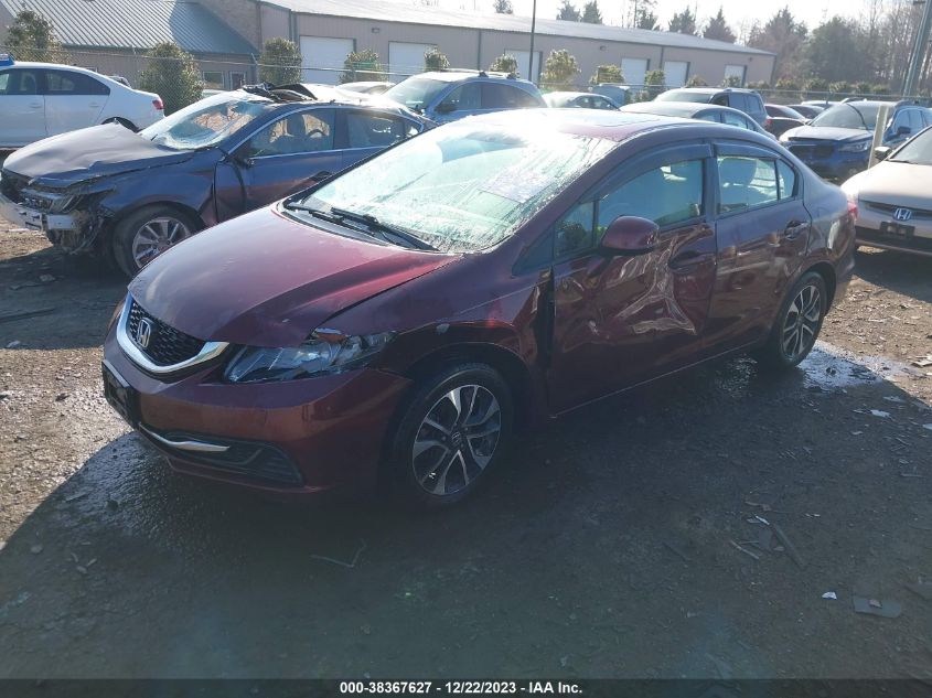 2013 HONDA CIVIC EX - 2HGFB2F83DH510875