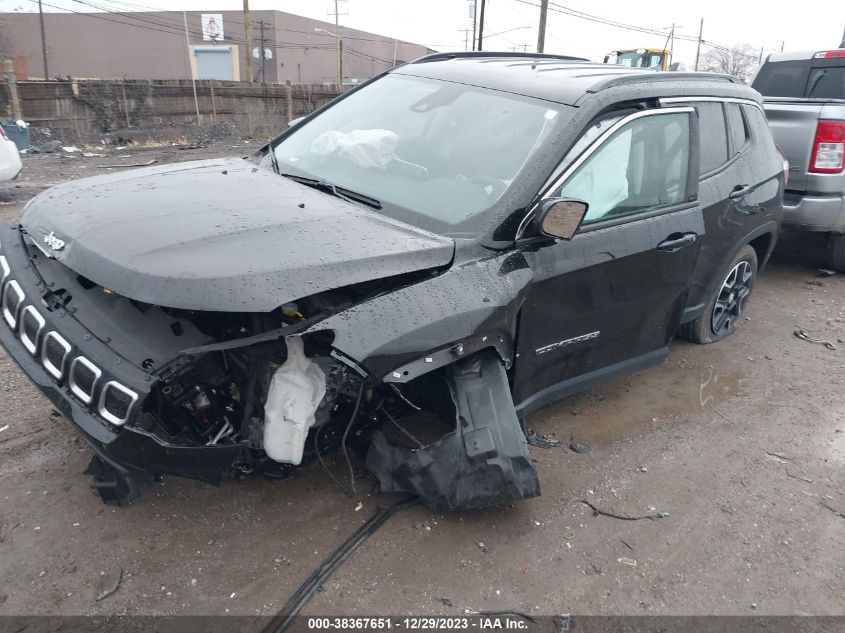 2022 JEEP COMPASS LATITUDE 4X4 - 3C4NJDBB5NT121058