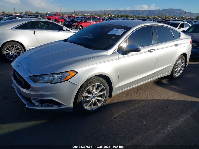 2017 FORD FUSION SE - 3FA6P0H71HR260643