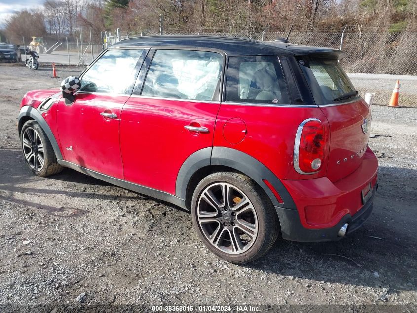 2014 MINI COUNTRYMAN COOPER S WMWZC5C58EWM16768