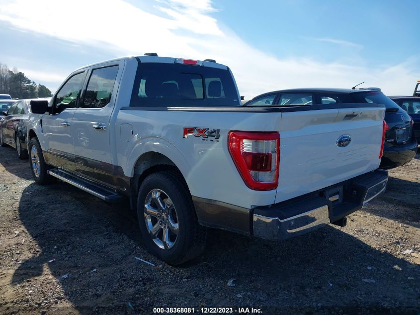 2022 FORD F-150 SUPERCREW - 1FTFW1E55NFA03774