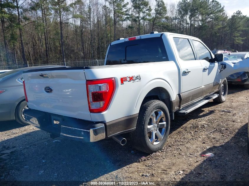 2022 FORD F-150 SUPERCREW - 1FTFW1E55NFA03774