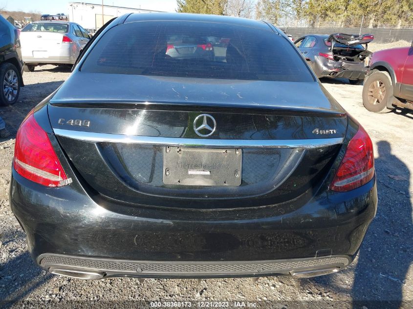 2015 MERCEDES-BENZ C 400 4MATIC - 55SWF6GBXFU018310