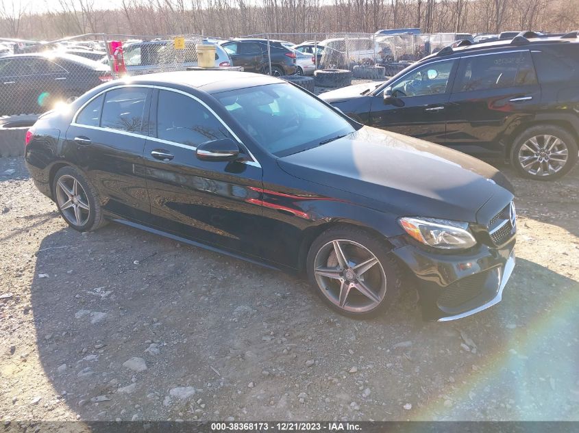 2015 MERCEDES-BENZ C 400 4MATIC - 55SWF6GBXFU018310