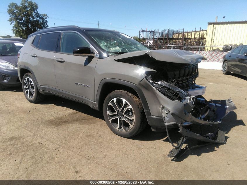 2022 JEEP COMPASS LIMITED 4X4 - 3C4NJDCB3NT102118