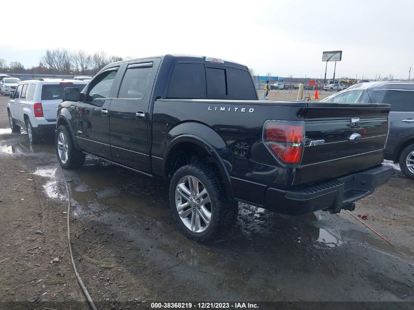 2013 FORD F-150 LIMITED - 1FTFW1ET8DFA65165