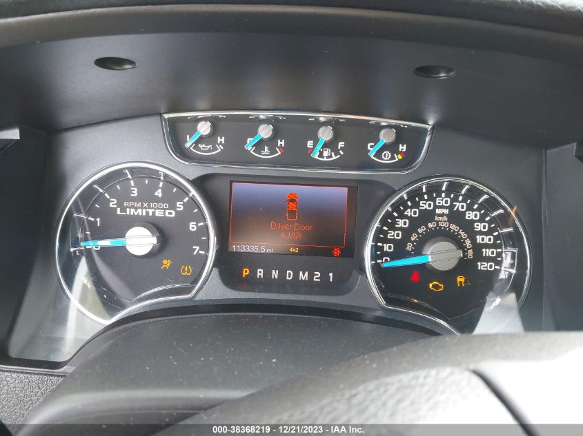 2013 FORD F-150 LIMITED - 1FTFW1ET8DFA65165