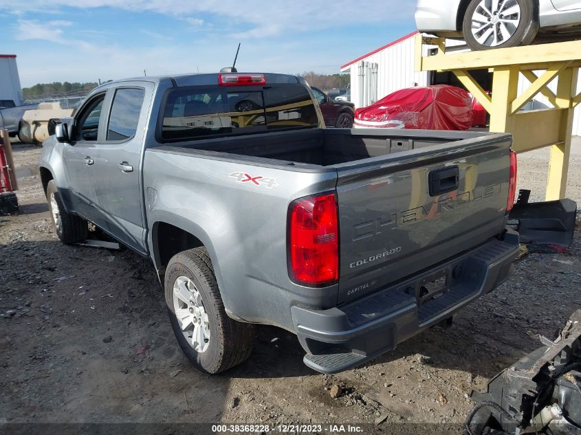2022 CHEVROLET COLORADO LT - 1GCGTCEN8N1285902
