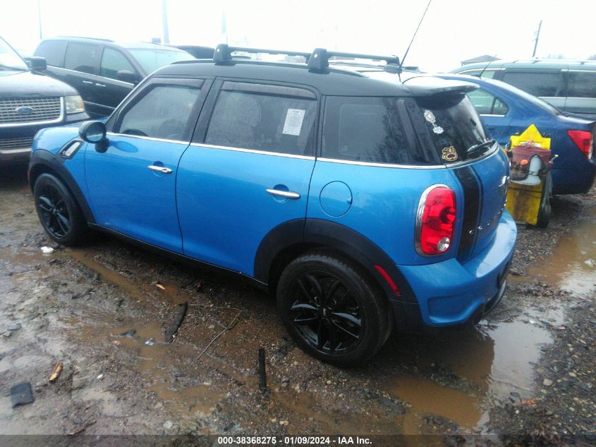 2014 MINI COUNTRYMAN COOPER S WMWZC3C54EWP27604