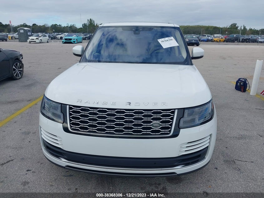 VIN SALGS2SE5LA593357 2020 LAND ROVER RANGE ROVER P525 HSE