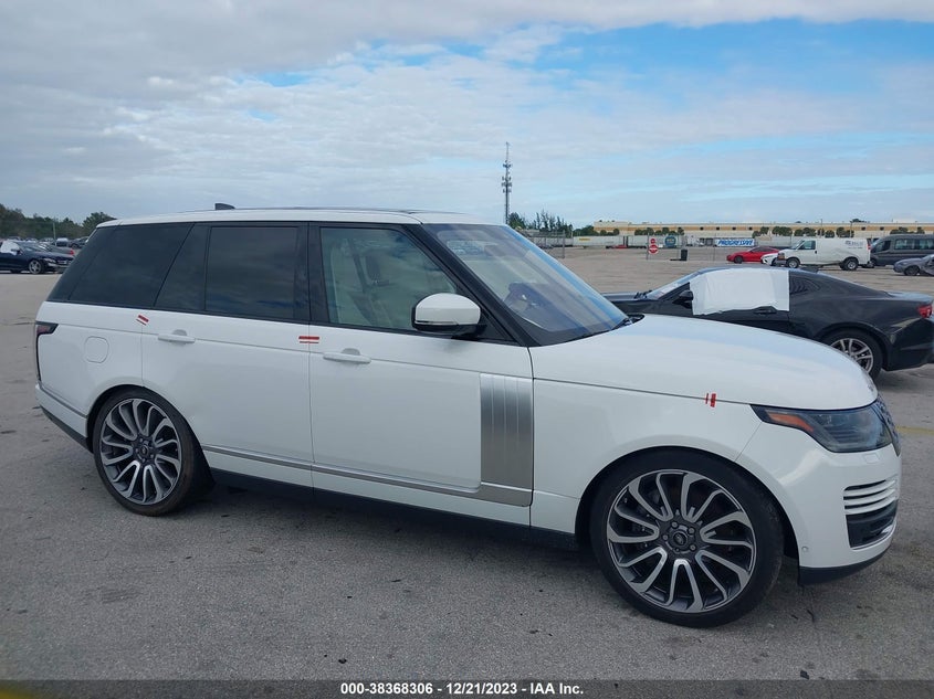 VIN SALGS2SE5LA593357 2020 LAND ROVER RANGE ROVER P525 HSE