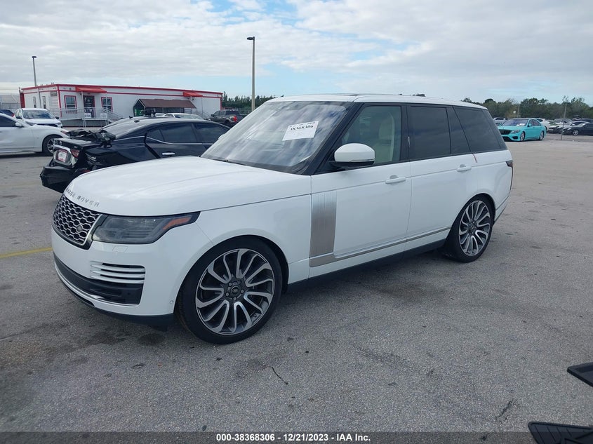 VIN SALGS2SE5LA593357 2020 LAND ROVER RANGE ROVER P525 HSE