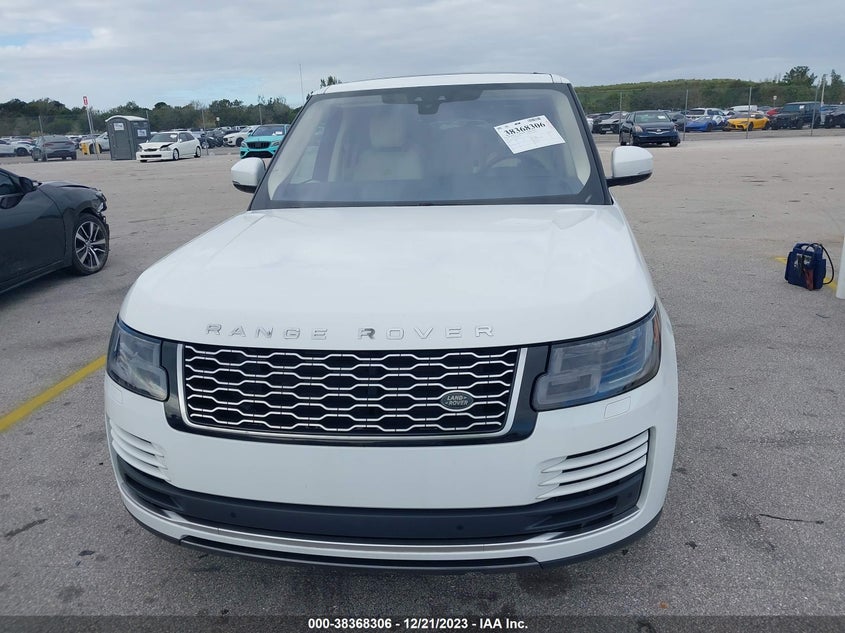 VIN SALGS2SE5LA593357 2020 LAND ROVER RANGE ROVER P525 HSE
