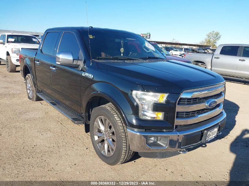 2016 FORD F-150 LARIAT - 1FTEW1EFXGKF49565