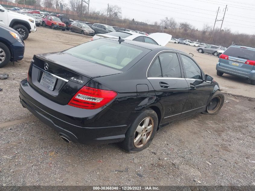 2013 MERCEDES-BENZ C 300 LUXURY 4MATIC/SPORT 4MATIC - WDDGF8AB4DR247394