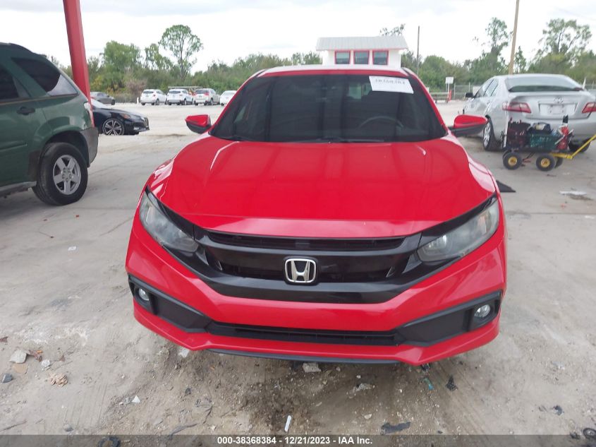 2HGFC2F82KH512207 | 2019 HONDA CIVIC