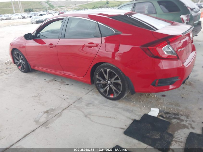 2HGFC2F82KH512207 | 2019 HONDA CIVIC