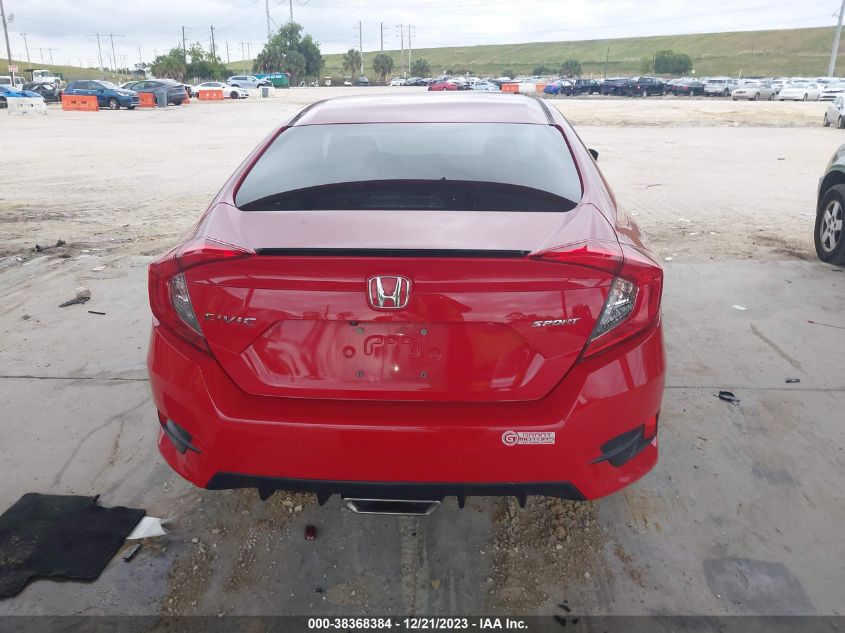 2HGFC2F82KH512207 | 2019 HONDA CIVIC