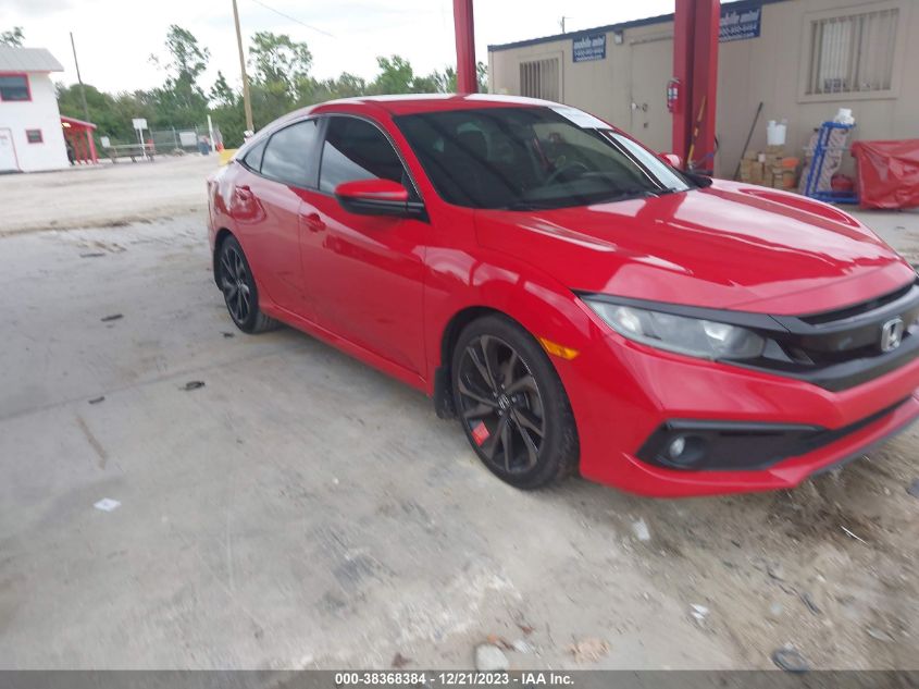 2HGFC2F82KH512207 | 2019 HONDA CIVIC