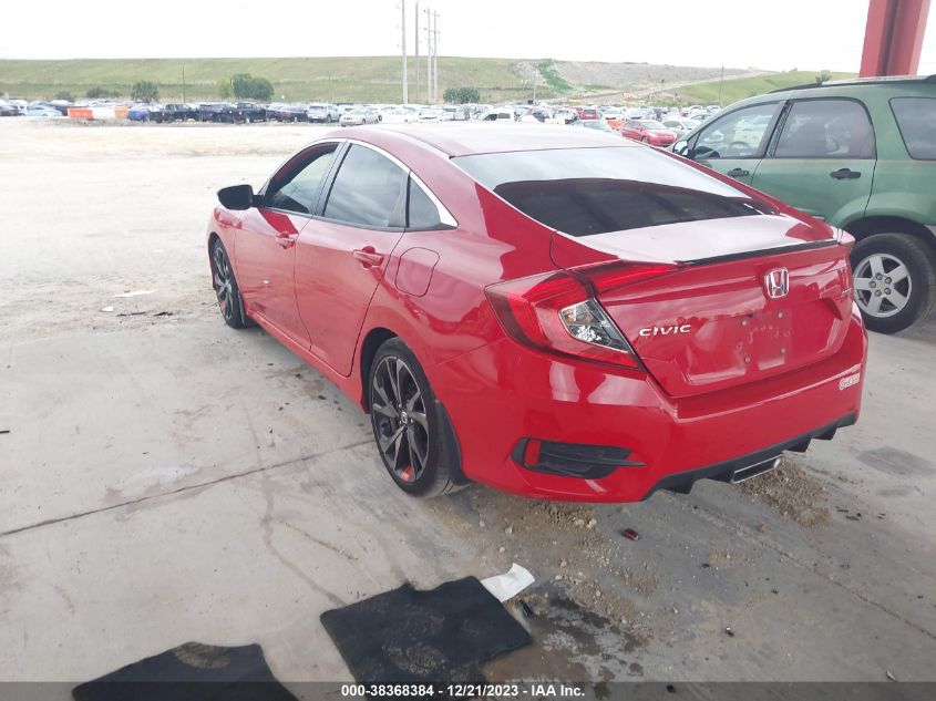 2HGFC2F82KH512207 | 2019 HONDA CIVIC