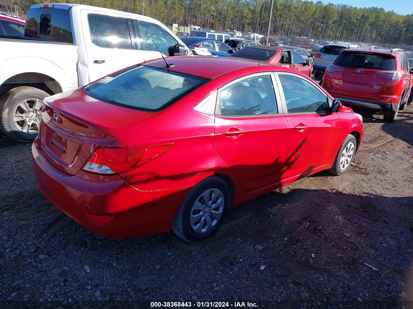 VIN KMHCT4AE0HU318996 2017 HYUNDAI ACCENT SE