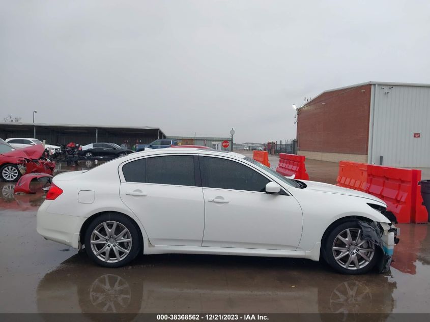 2013 INFINITI G37 JOURNEY JN1CV6AP1DM712483