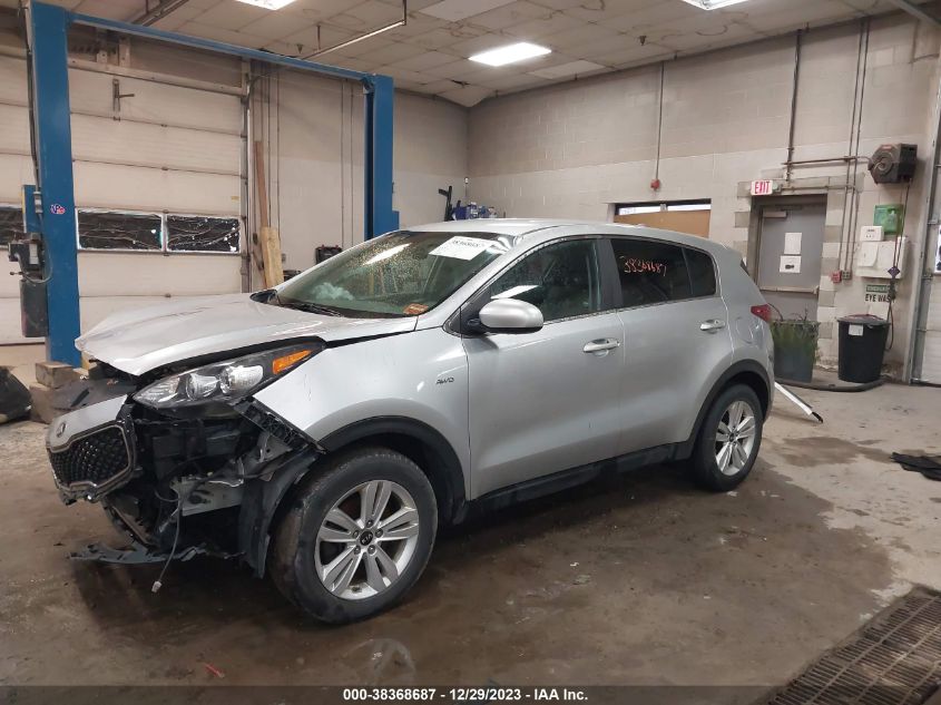 2017 KIA SPORTAGE LX - KNDPMCAC2H7297787