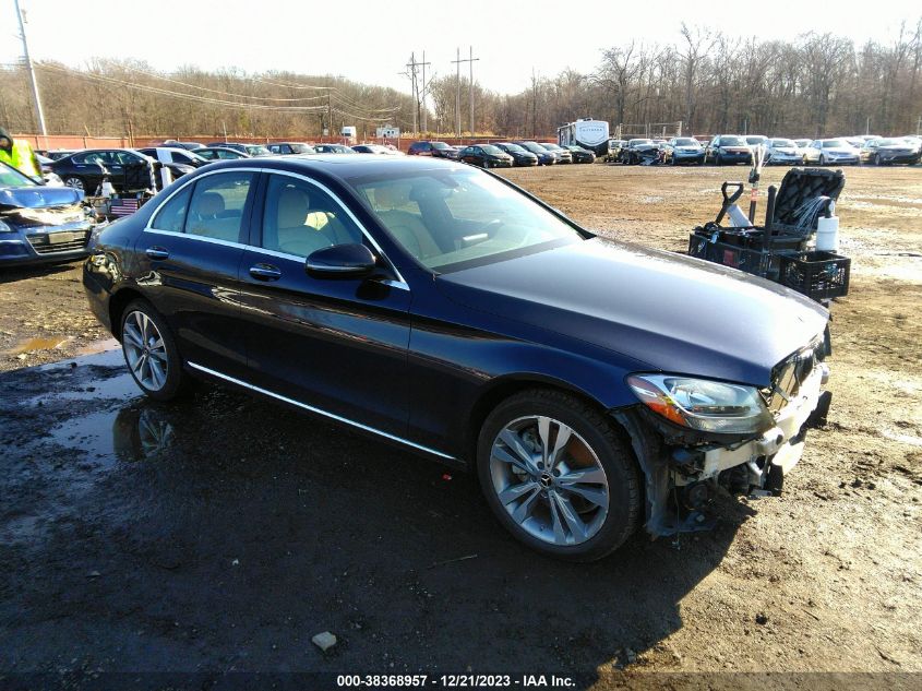 Lot #2534661533 2018 MERCEDES-BENZ C 300 4MATIC salvage car