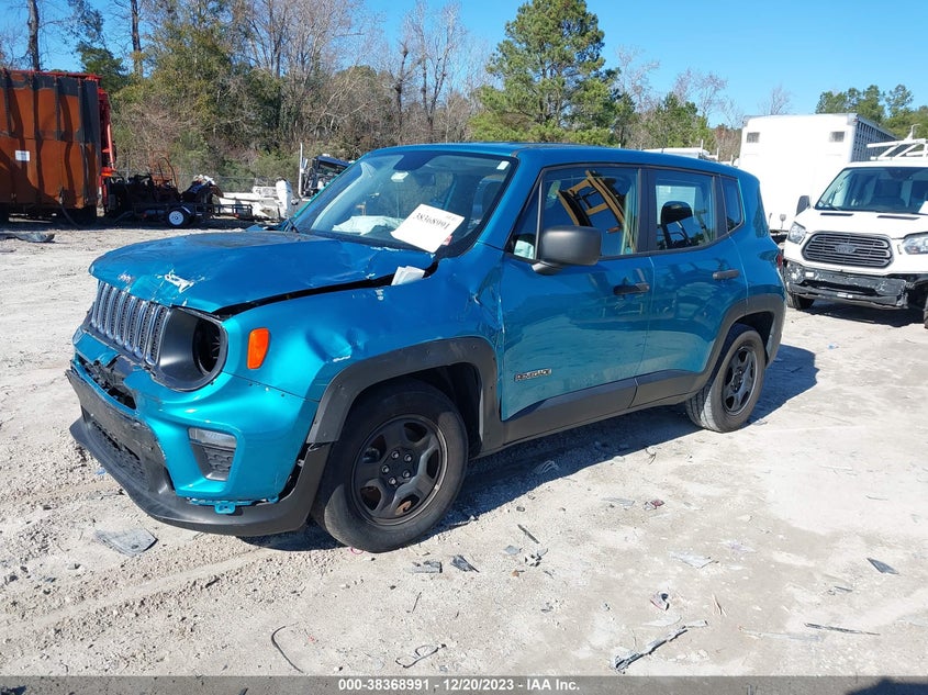 VIN ZACNJAAB8LPL97526 2020 JEEP RENEGADE SPORT FWD