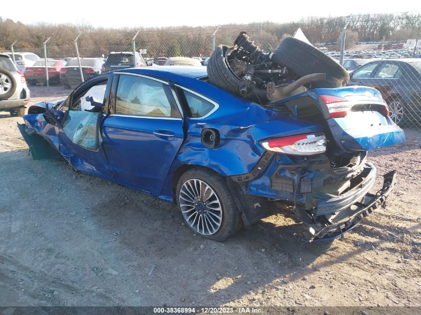 2017 FORD FUSION TITANIUM - 3FA6P0K92HR208772